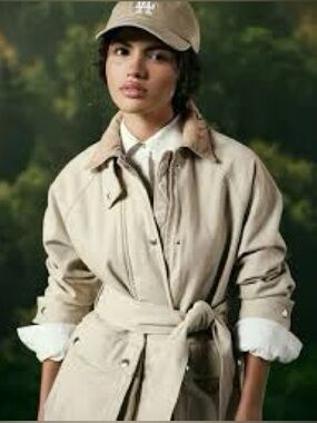 American Eagle AE Tan Khaki Canvas Barn Jacket, M